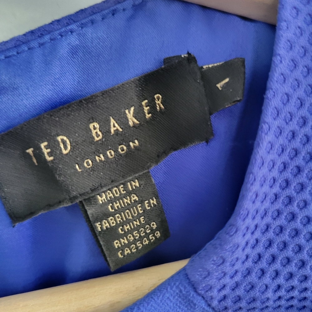 TED BAKER LONDON Sheath Midi Dress Size 1 - US 2-4 Wedding Guest - Picture 3 of 12